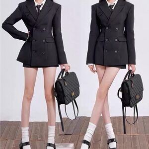 Double-Breasted Blazer 4 pc Set